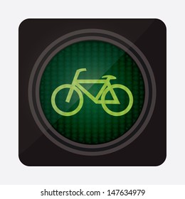 traffic lights and scoreboard icon