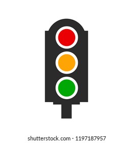 Traffic lights sign - vector