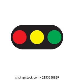 traffic lights simple vector illustration
