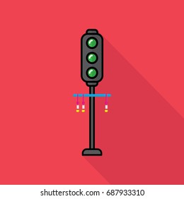 Traffic lights of thailand
