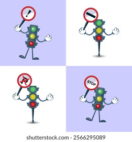 Traffic Lights  Lights  Urban Vector Graphic
