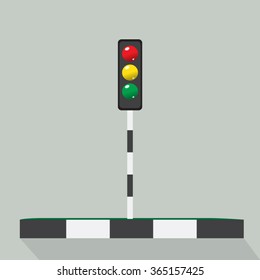 Traffic lights, vector