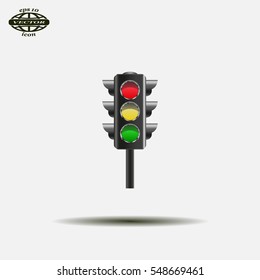 Traffic lights, vector