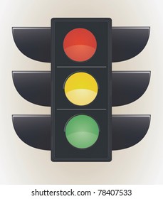 traffic lights vector