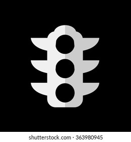 Traffic lights  - vector icon