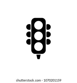Traffic Lights Vector Icon Illustration For Web And Mobile App Isolated On White Backround.Ui/Ux