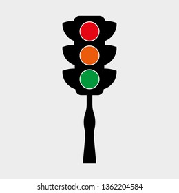 traffic lights vector icons