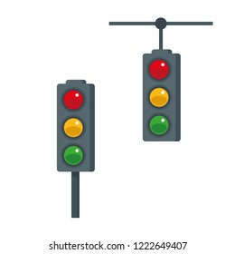 Traffic lights vector illustration