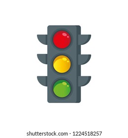 Traffic lights vector illustration