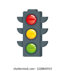 Traffic lights vector illustration