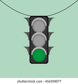 Traffic lights. Vector illustration