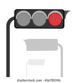 Traffic lights. Vector illustration


