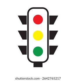 Traffic Lights Vector outline Icons. Simple stock illustration stock