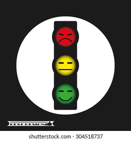 traffic light,smile