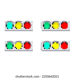 Traffic light.Vector illustration that is easy to edit.