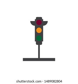 Traffic logo template vector icon design