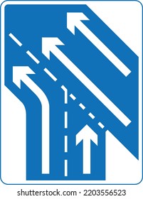 Traffic on the main carriageway coming from right has priority over joining traffic, The Highway Code Traffic Sign, Signs giving orders, Signs with red circles are mostly prohibitive. Plates below sig