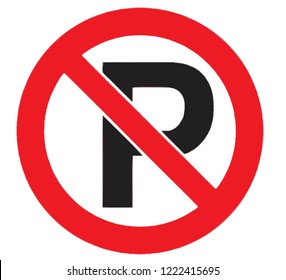 знак запрета на парковку