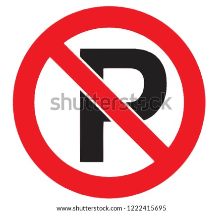 traffic parking ban sign