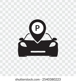 Verkehrs- und Parksymbolsatz | Vektorsymbole für Straße und Verkehr