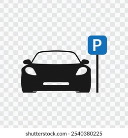 Traffic and Parking Icon Set | Vector Symbols for Road and Transport