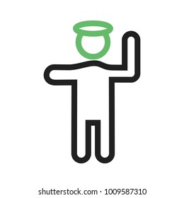 Traffic policeman Icon