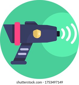 icono de ilustración de vector de radar de tráfico