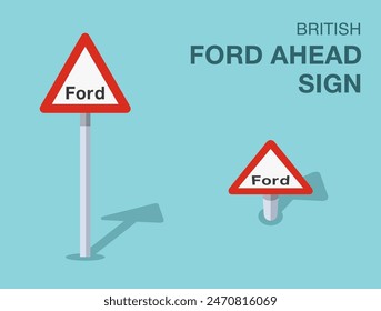 Traffic regulation rules. Isolated British 