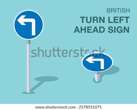 Traffic regulation rules. Isolated British 