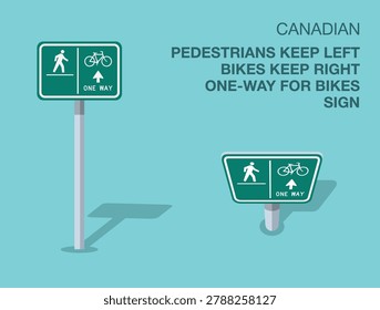 Traffic regulation rules. Isolated canadian 