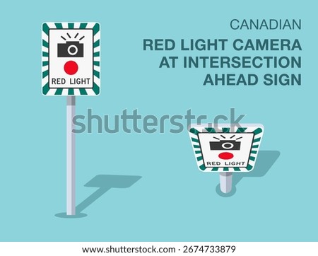 Traffic regulation rules. Isolated canadian 