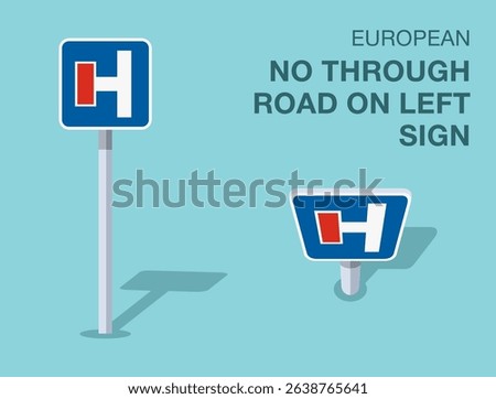 Traffic regulation rules. Isolated european 