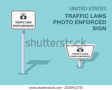 Traffic regulation rules. Isolated United States 