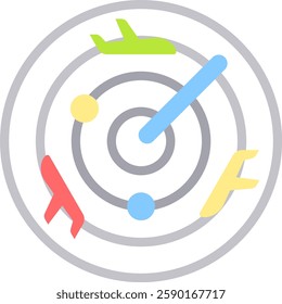 Traffic Report Icon Element For Design