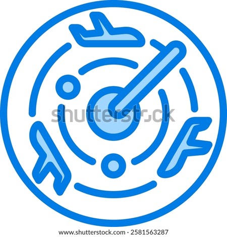 Traffic Report Icon Element For Design