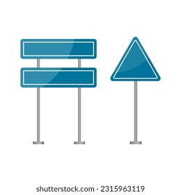 Traffic road realistic signs. Signage, warning sign stop danger caution speed highway, street board. Vector illustration. Stock image.