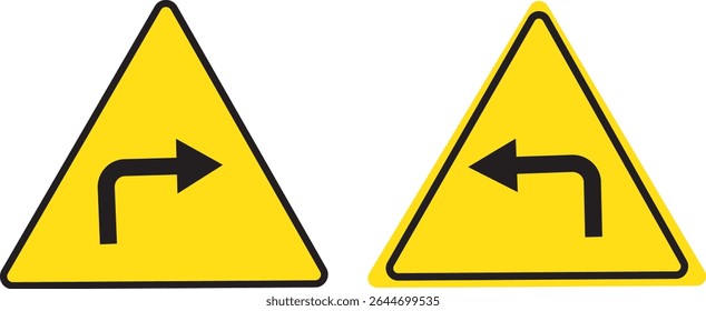 traffic road sign icon vector design, no turn right, left, u turn signs, Vector background, turn instruction in red circle sign vactor,
