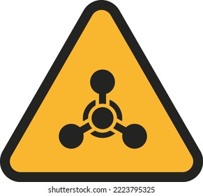 Alerta de señalización de tráfico
Química de estilo triangular 