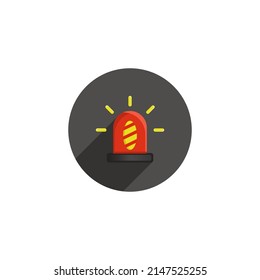 Traffic road work sign light.Traffic cone icon design illustration, roadblock, flat
