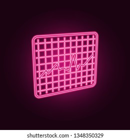 traffic schedule icon. Elements of cyber security in neon style icons. Simple icon for websites, web design, mobile app, info graphics