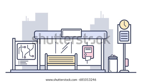 Traffic Schedule Public Transport Modern Bus Transportation