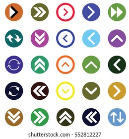 Traffic sign arrows