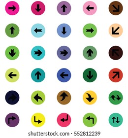 Traffic sign arrows