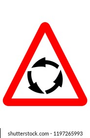 traffic sign, attention circular motion vector