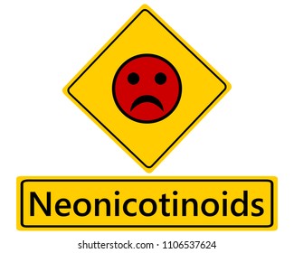 Traffic sign bad smiley for Neonics