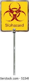 Traffic sign  biological danger Bio hazard