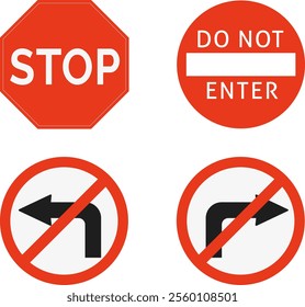 A traffic sign collection is a collection of various types of visual signs used to regulate, warn and guide road users. These signs are designed to provide clear, quickly understood and uniform inform