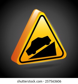 traffic sign design, vector illustration eps10 graphic 