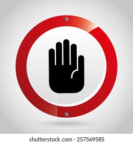 traffic sign design, vector illustration eps10 graphic 