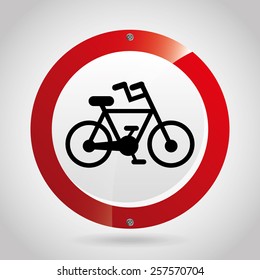 traffic sign design, vector illustration eps10 graphic 